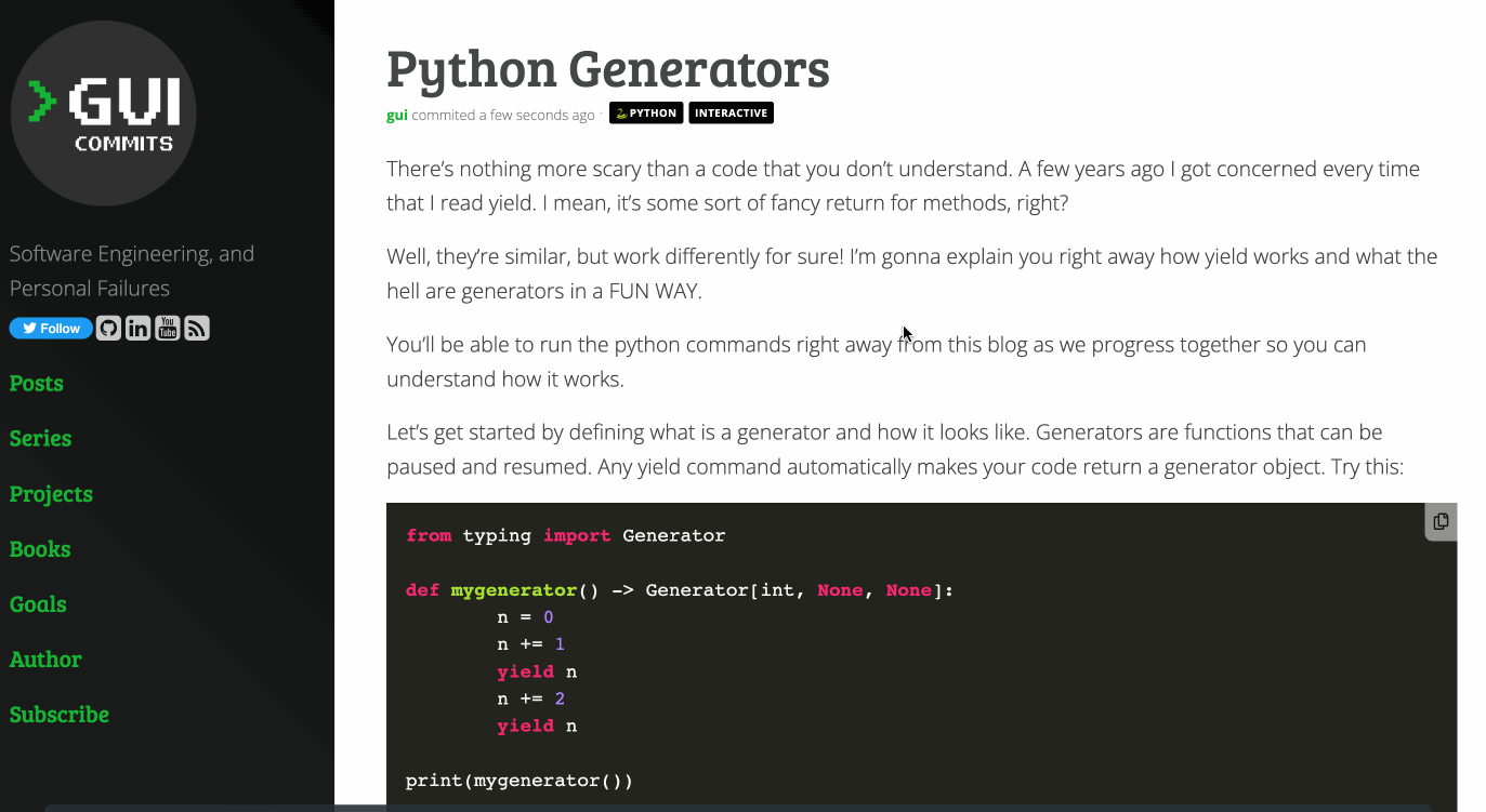 How to use yield in Python