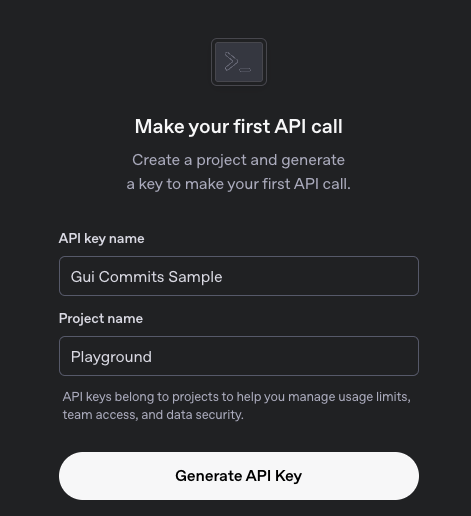 Generate API Key
