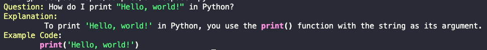 Output JSON Example